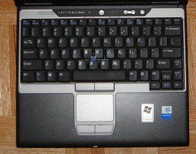 Dell Latitude D410 Keyboard and Touchpad